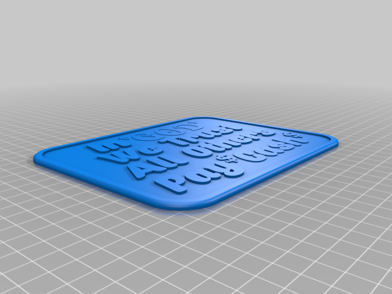 In God We Trust Sign by rebeltaz | Download free STL model | Printables.com