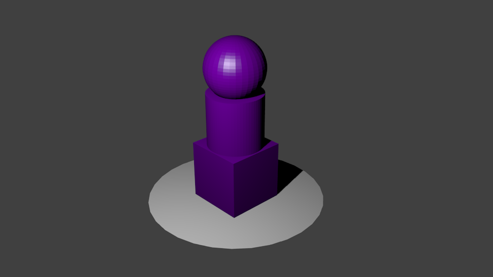 Cylinder-Sphere-Cube Test Object