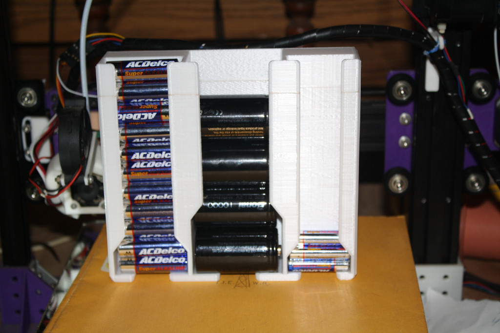 FIFO Battery Dispenser AA AAA D By Rebeltaz Download Free STL Model 