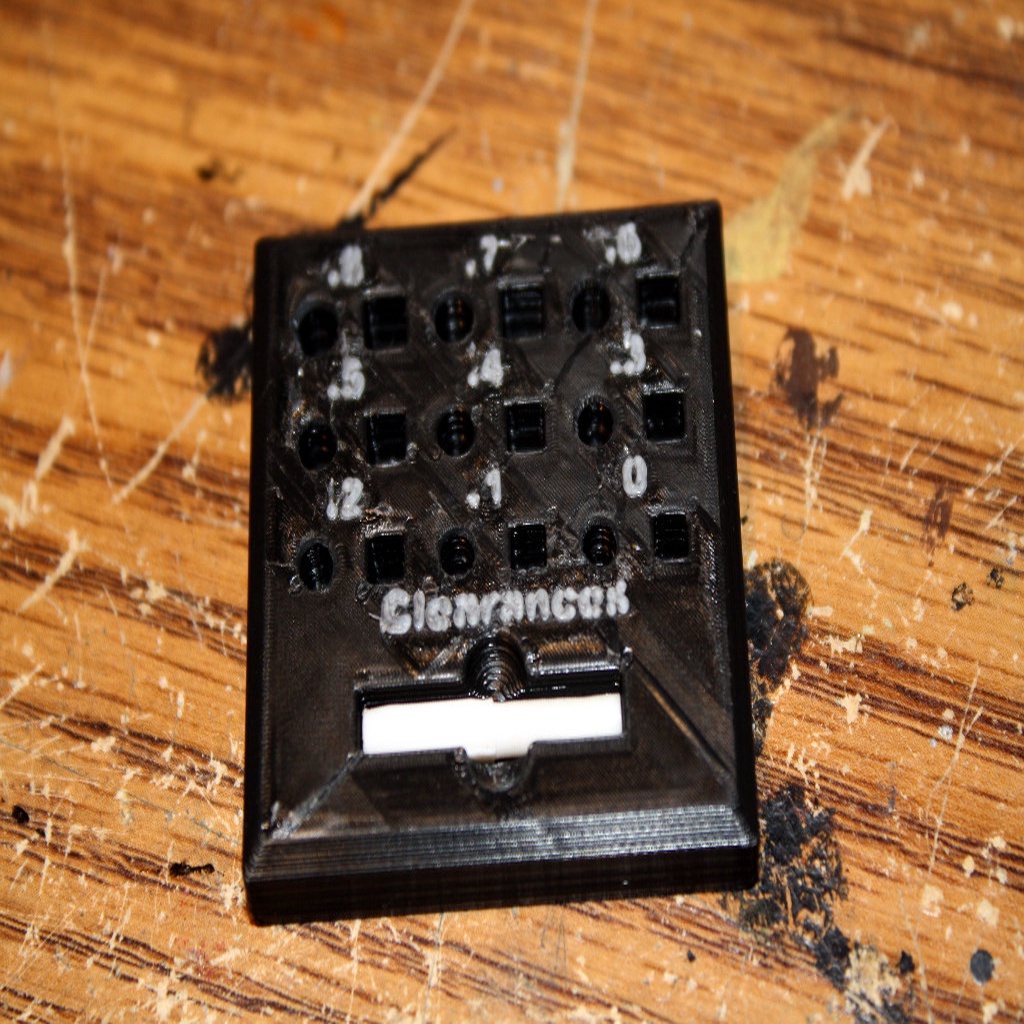 Miniatura 2 do modelo 3D Small Printer Clearance Test