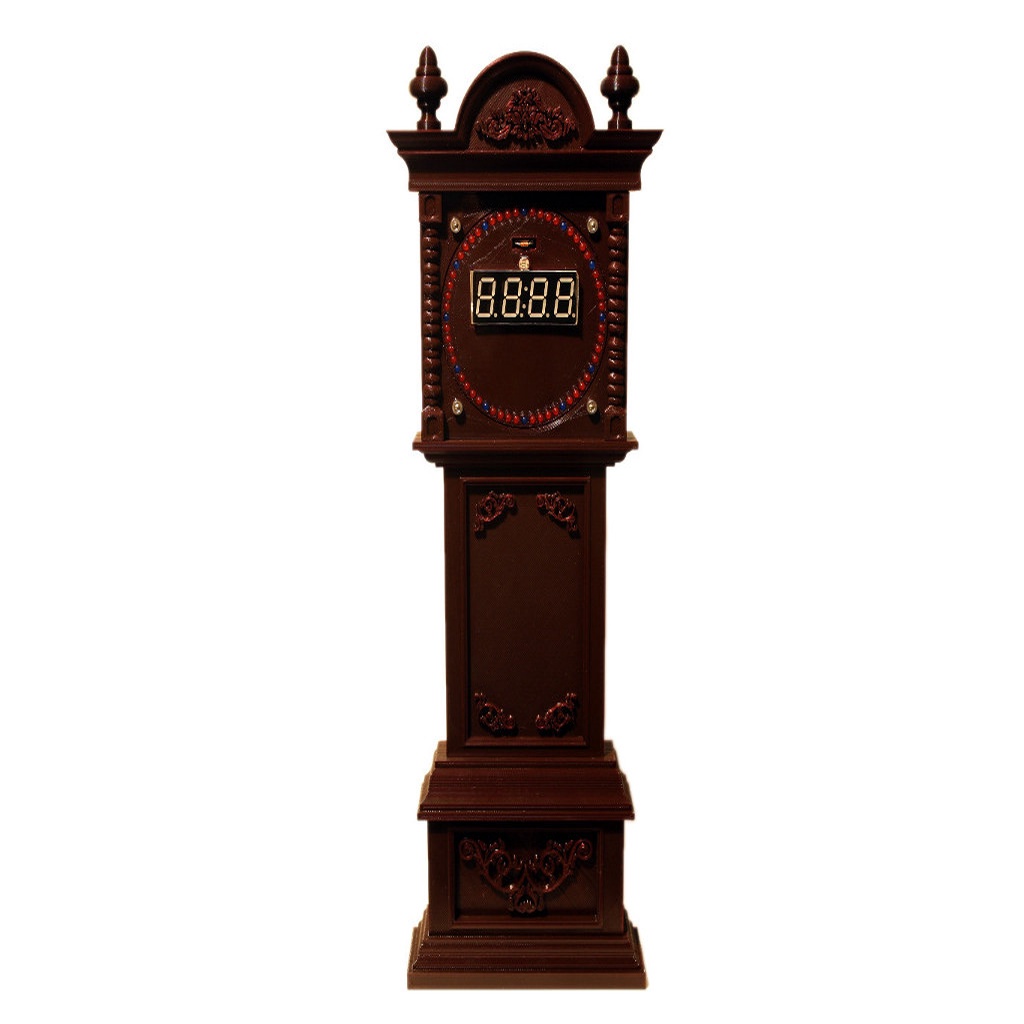 Grandfather Clock Case for EC1515B and DS1302 Rotating Clock Kits by