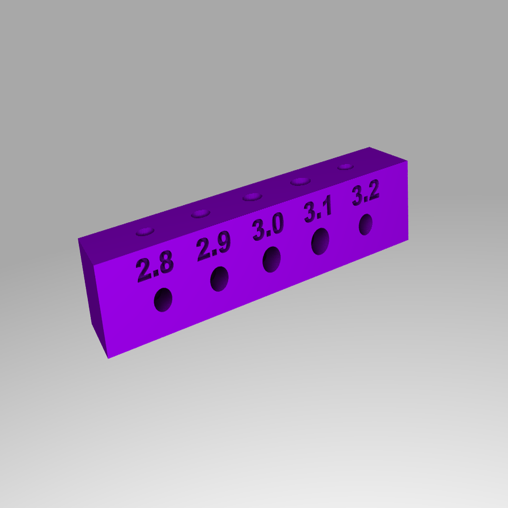 Basic Hole Test Block