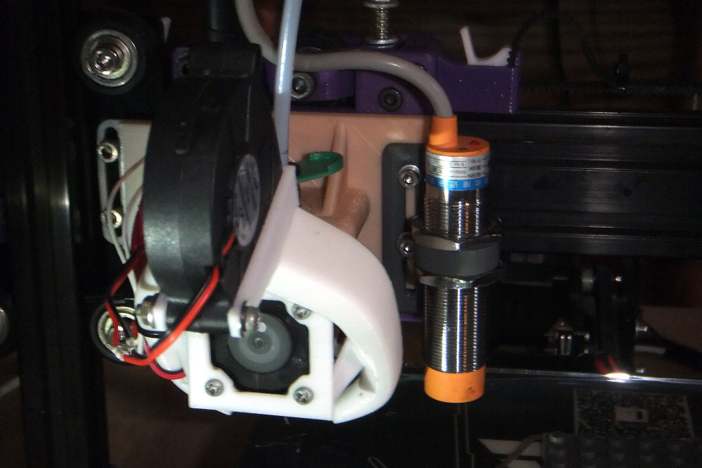 Capacitive / Inductive Mounting Plate For Modular X Carriage by Elzariant