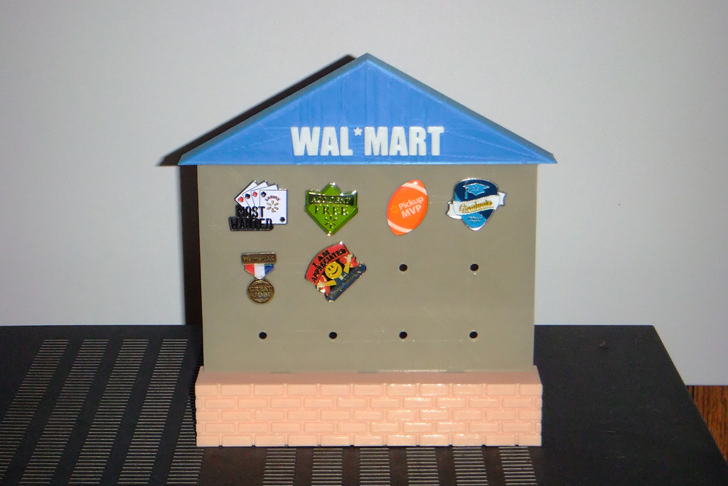 Wal*Mart Associate Appreciation Pin Display by rebeltaz Download free