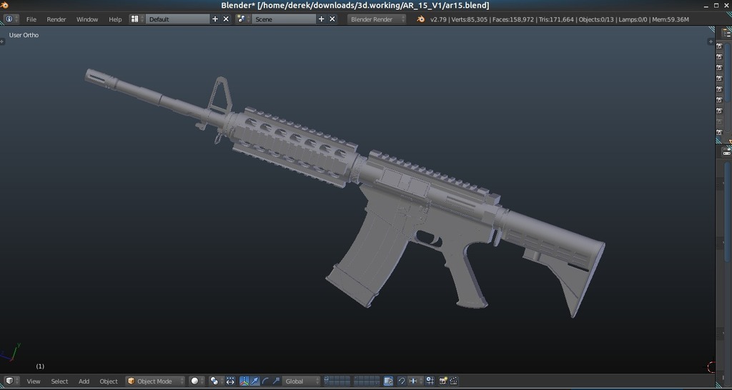 AR15 - Repaired, Modified, and Split