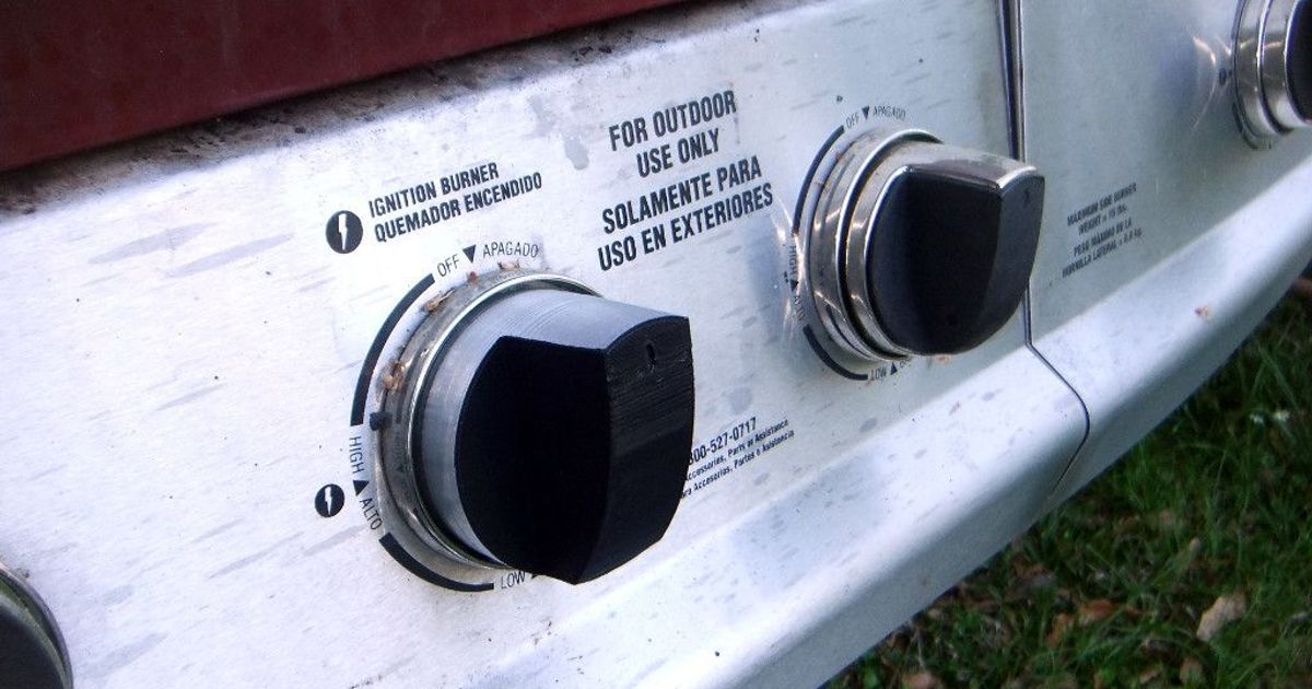 Brinkmann GrillMaster Replacement Knob by rebeltaz Download free STL