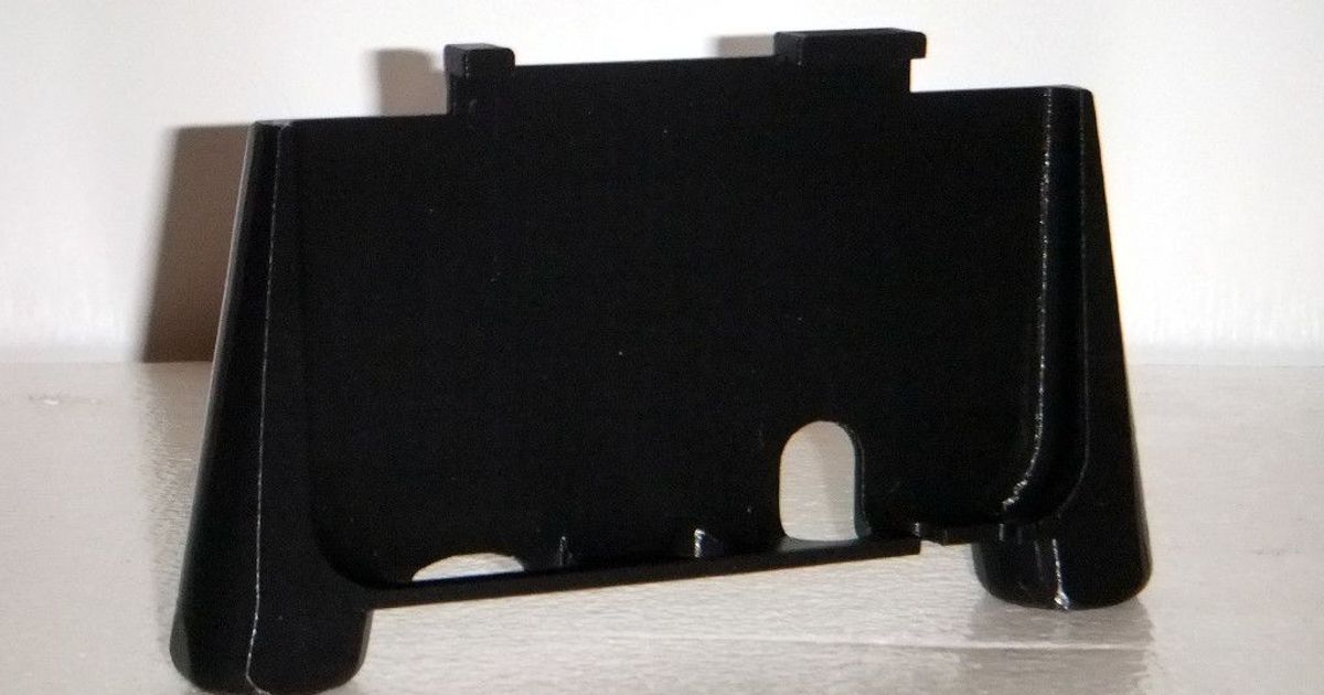New 3DS XL hand grip remix by rebeltaz Download free STL model