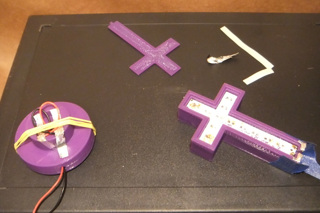 vakits 5mm LED Cross Enclosure by rebeltaz | Download free STL model ...