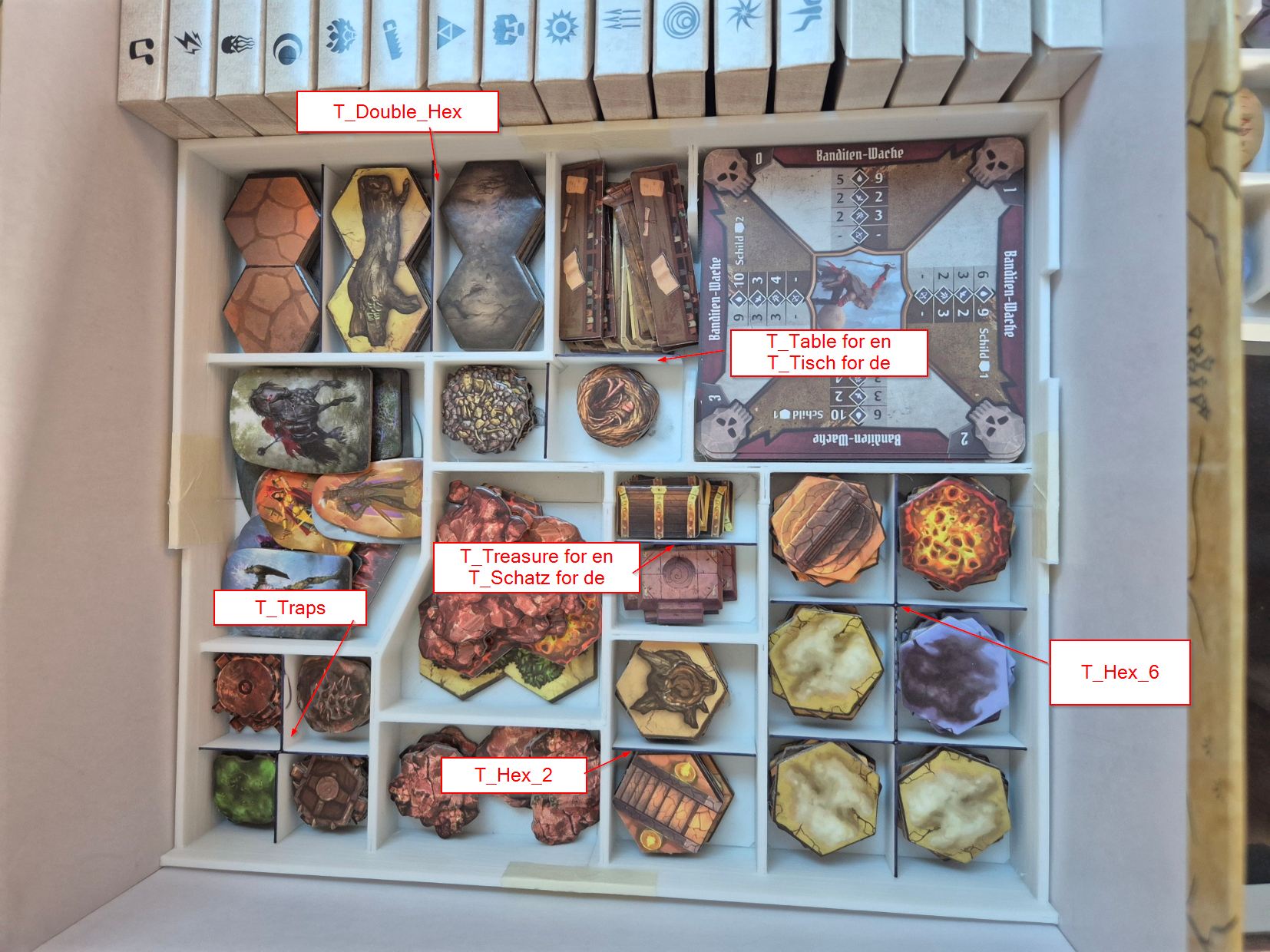 Organizers for Gloomhaven Insert - Remix