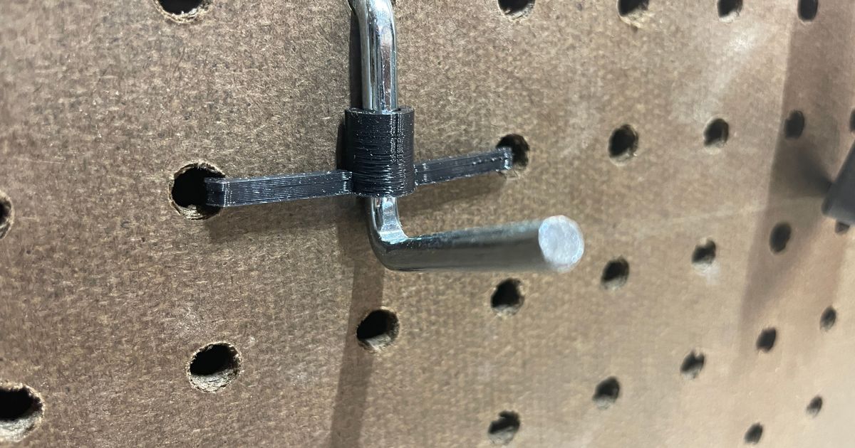 Pegboard Hook Clips by smc Download free STL model