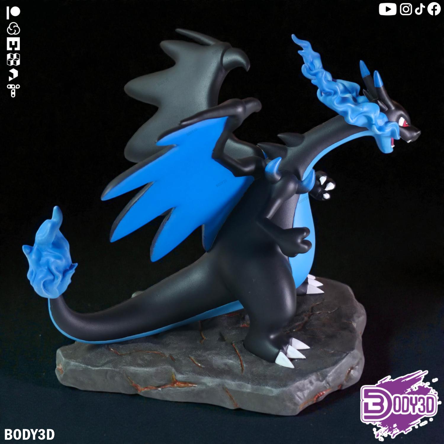 Miniatura 15 do modelo 3D Mega Charizard X