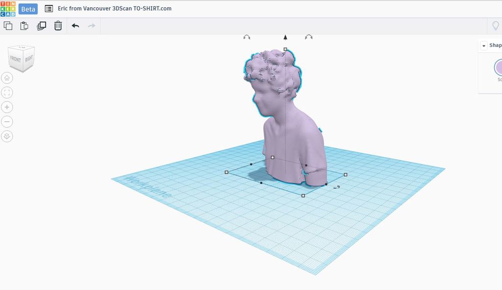 Eric from Vancouver 3DScan  TO-SHIRT.com