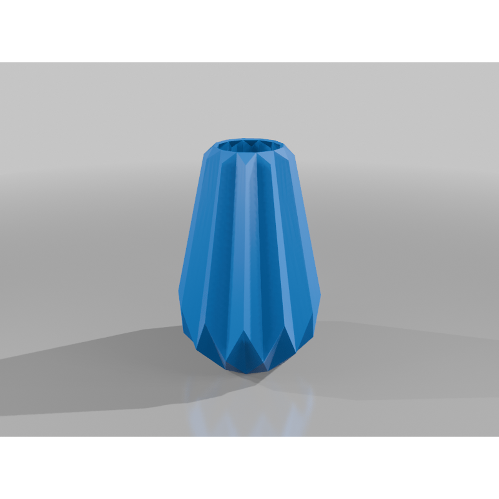 Miniatura 4 do modelo 3D 折纸花瓶