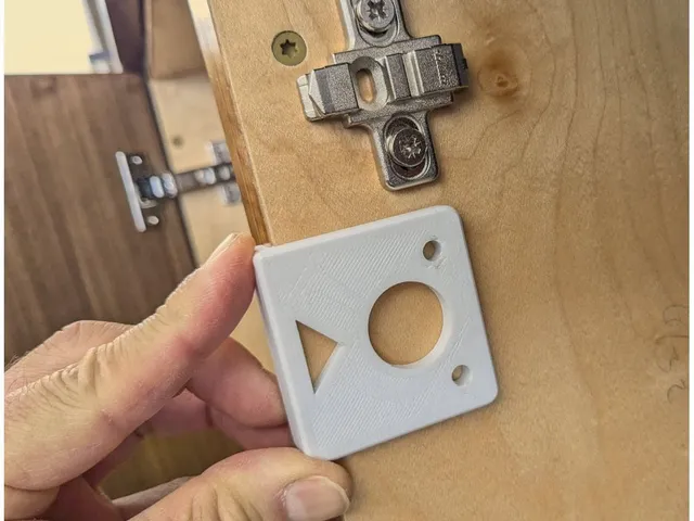 Blum Cabinet Mount Hinge Template