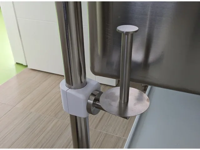 Toilet Paper Holder Clamp for 1.25" Pipe (1.66" actual)