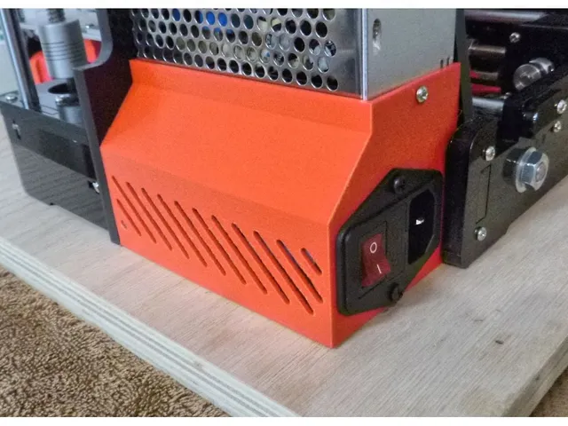 Anet A6 Power Cover with Switch and Receptacle