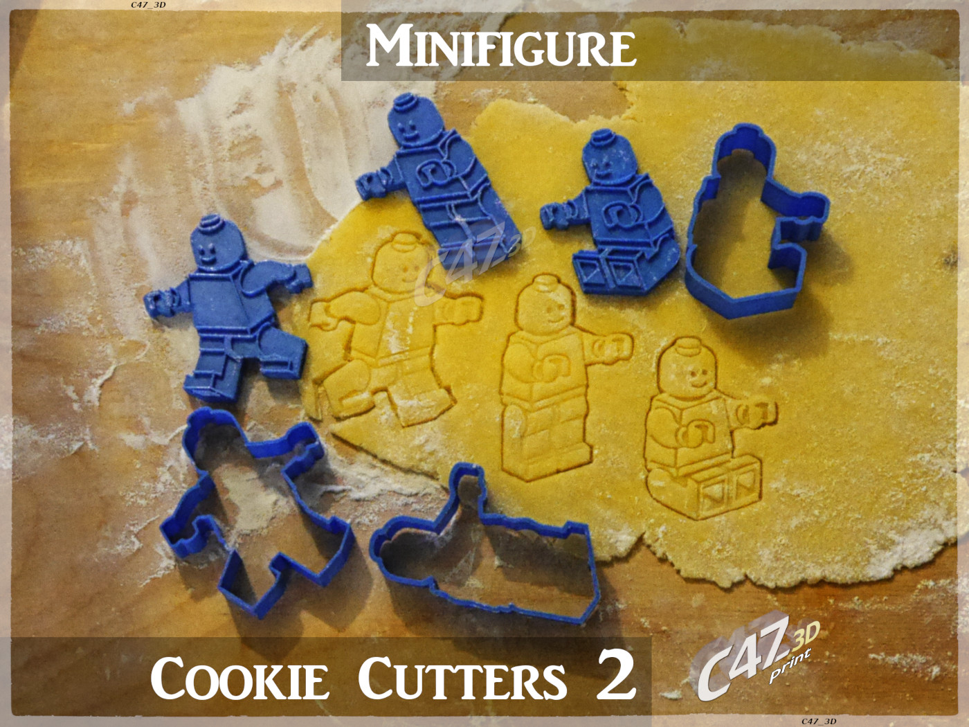 Minifigure Cookie Cutters Set
