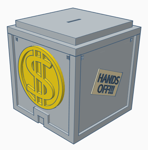 Scrooge McDuck money bin piggybank