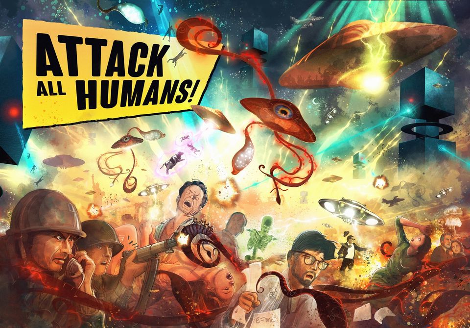 Alien 1  - Attack All Humans! Board Game