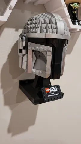 Lego Mandalorian Helmet Wall Mount