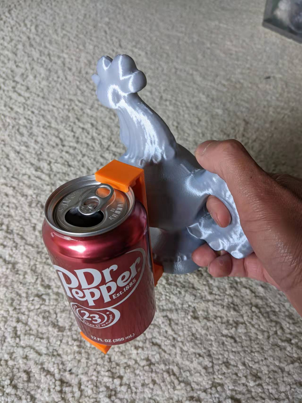 Ukraine Rooster Soda/Beer Can Handle by Eric Download free STL model