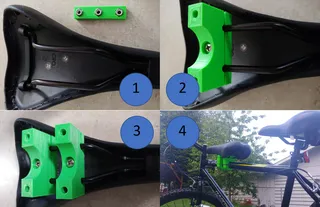 Customizable Copilot Bicycle Seat Adapter