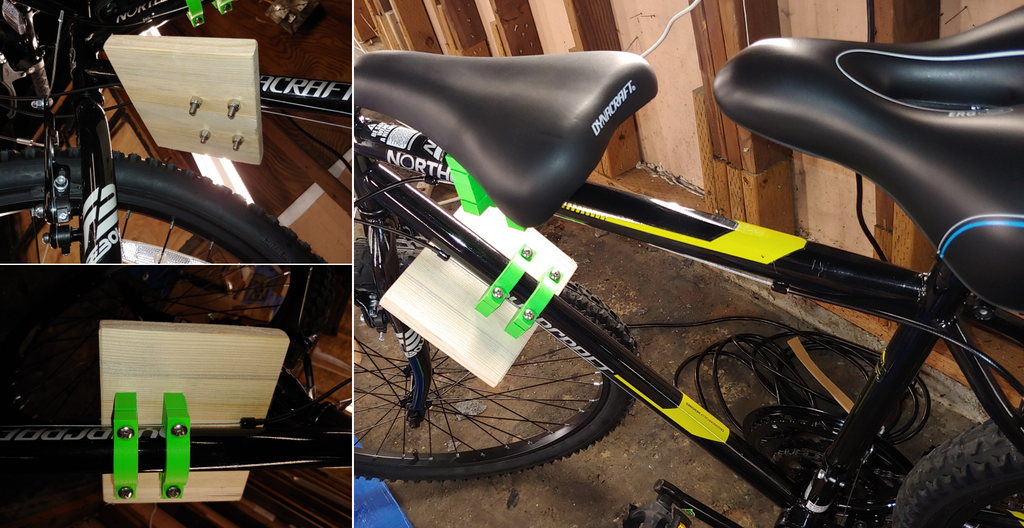 Customizable Copilot Bicycle Foot Rest - Bottom Mount