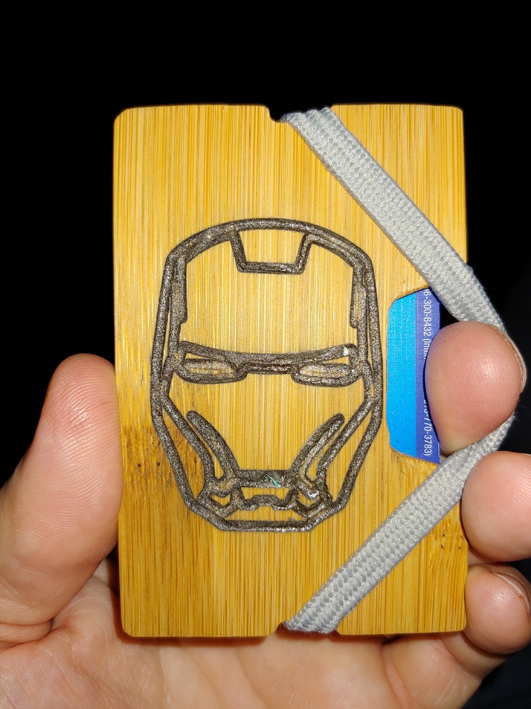 2D/3D Parametric Slim Wallet for 3D Printer/CNC Router/Laser