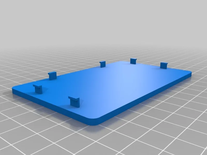 Undermount Paper Plate Dispenser by MRedmon, Download free STL model