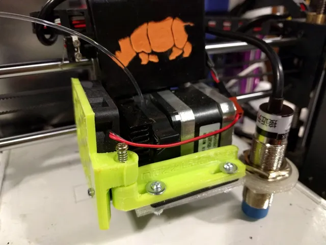 Customizable Inductive Probe Mount for Wanhao i3 and Clones