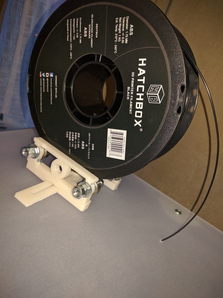 Another Adjustable Filament Spool Holder for 608 bearings