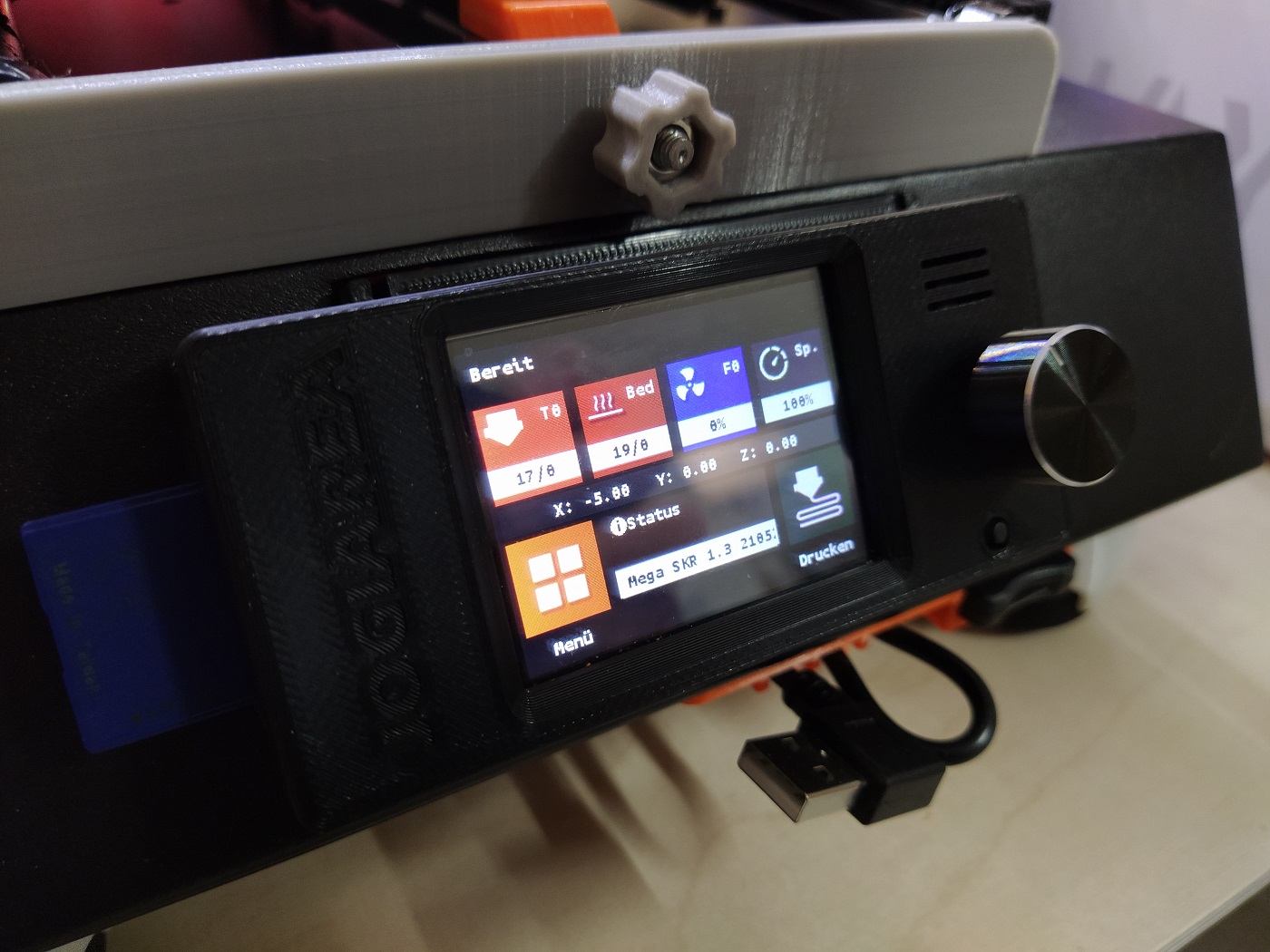 I3 Mega BTT Bigtreetech 2.4 Displayholder