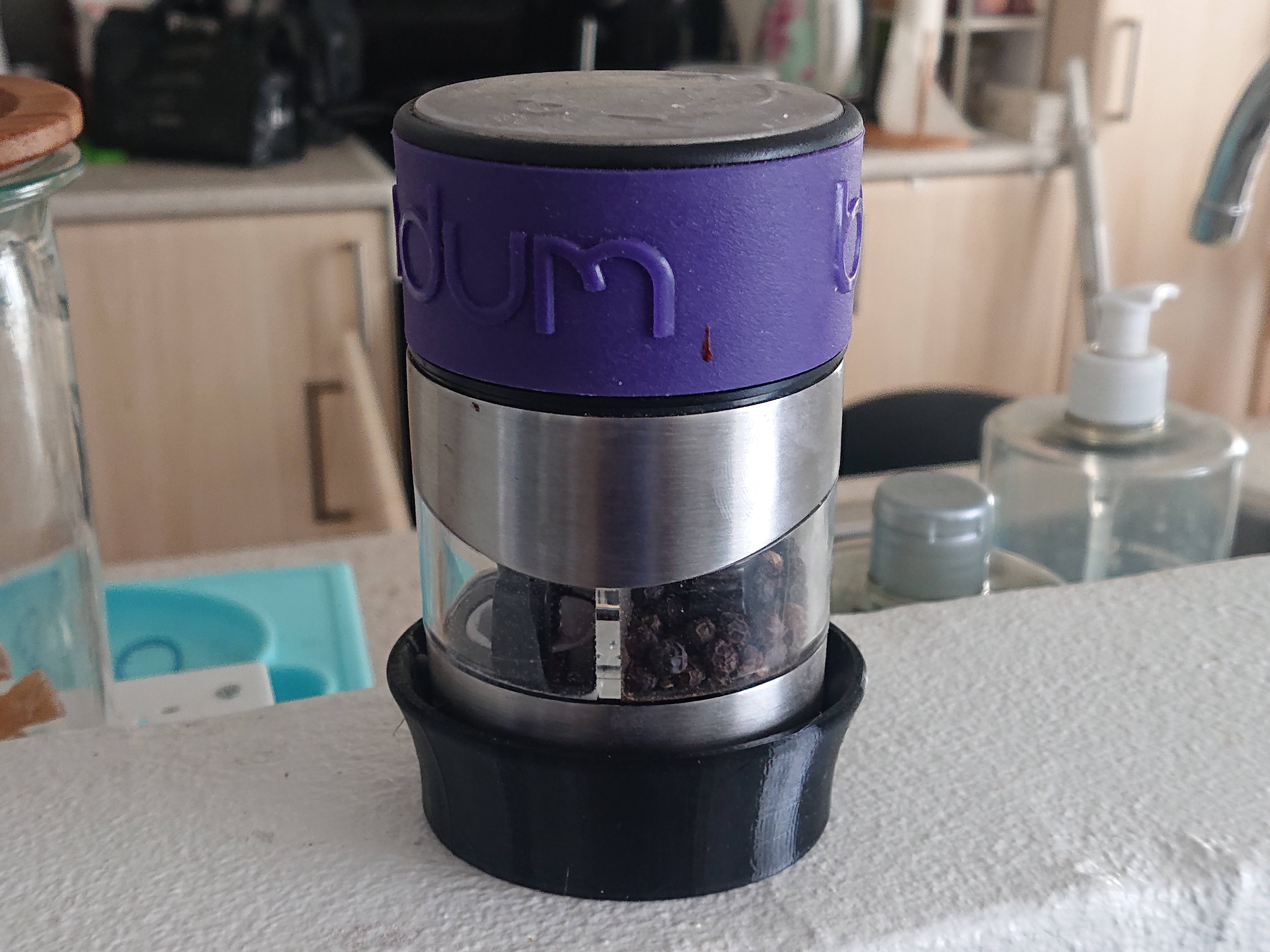 cup/holder fits Bodum TWIN salt and pepper grinder