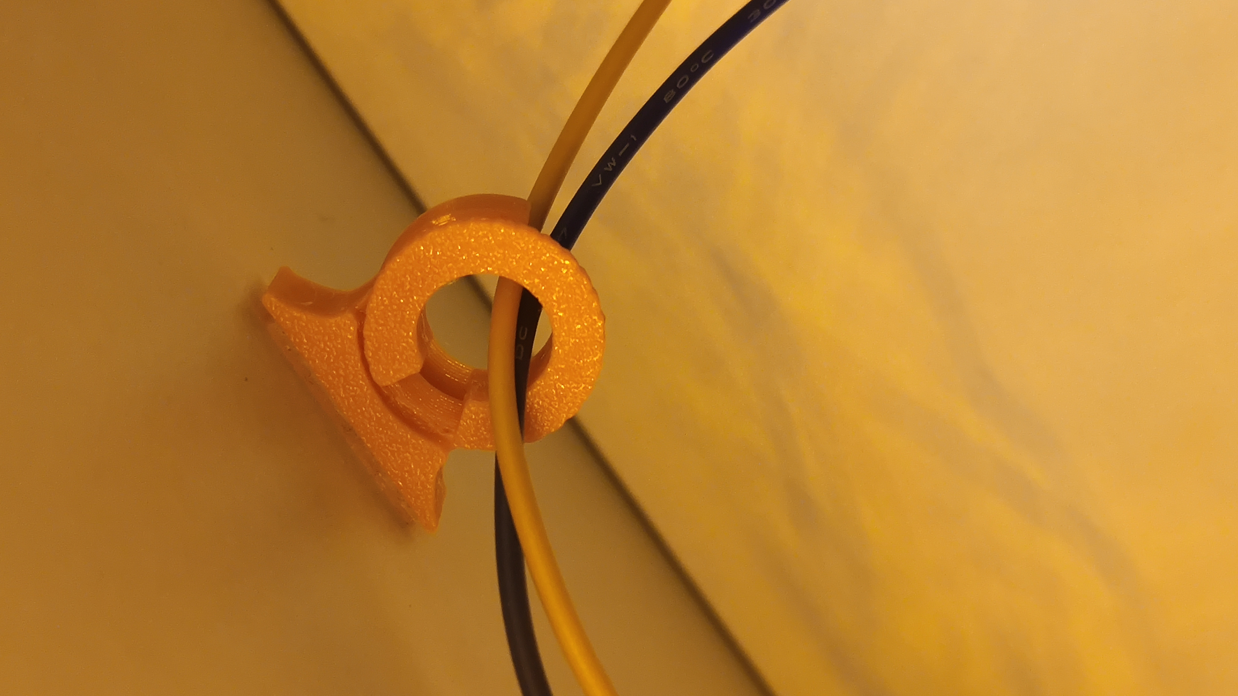 Print-in-place Cable holders