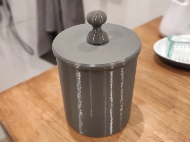 Q-Tip & Makeup-Pad Storage Cup