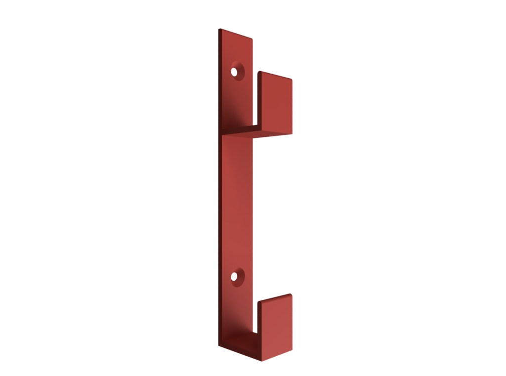 Folding rule double wall mount