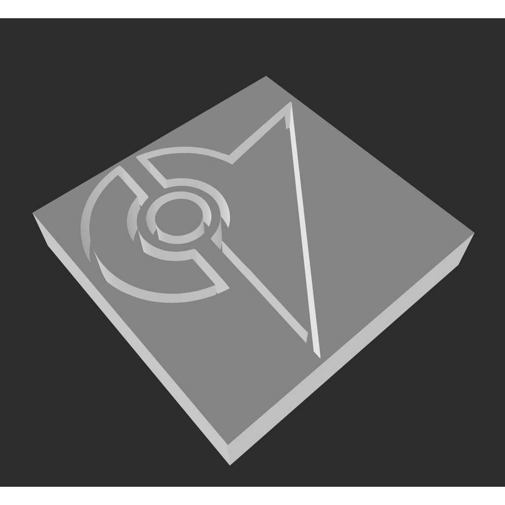 Miniatura 2 do modelo 3D Pokemon Logo