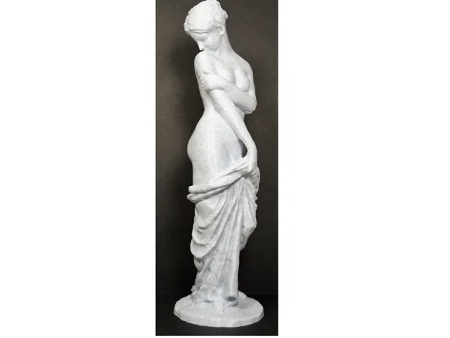 Shy girl sculpture