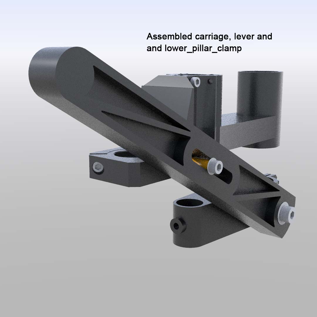 3D Printed Dremel Drill Press, 3D CAD Model Library