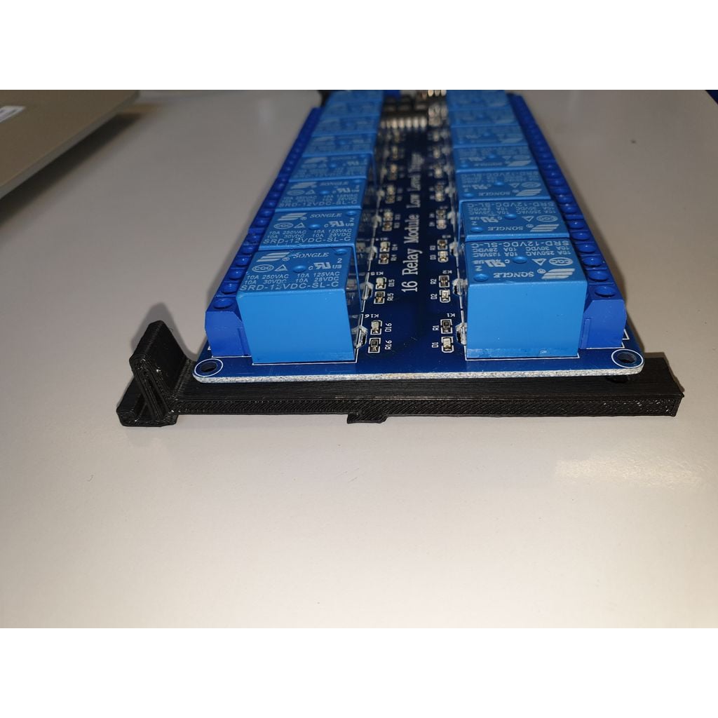 Relay 16CH Din Rail Holder