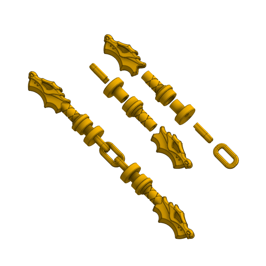 NUNCHUCKS OF LIGHTNING NIJAGO