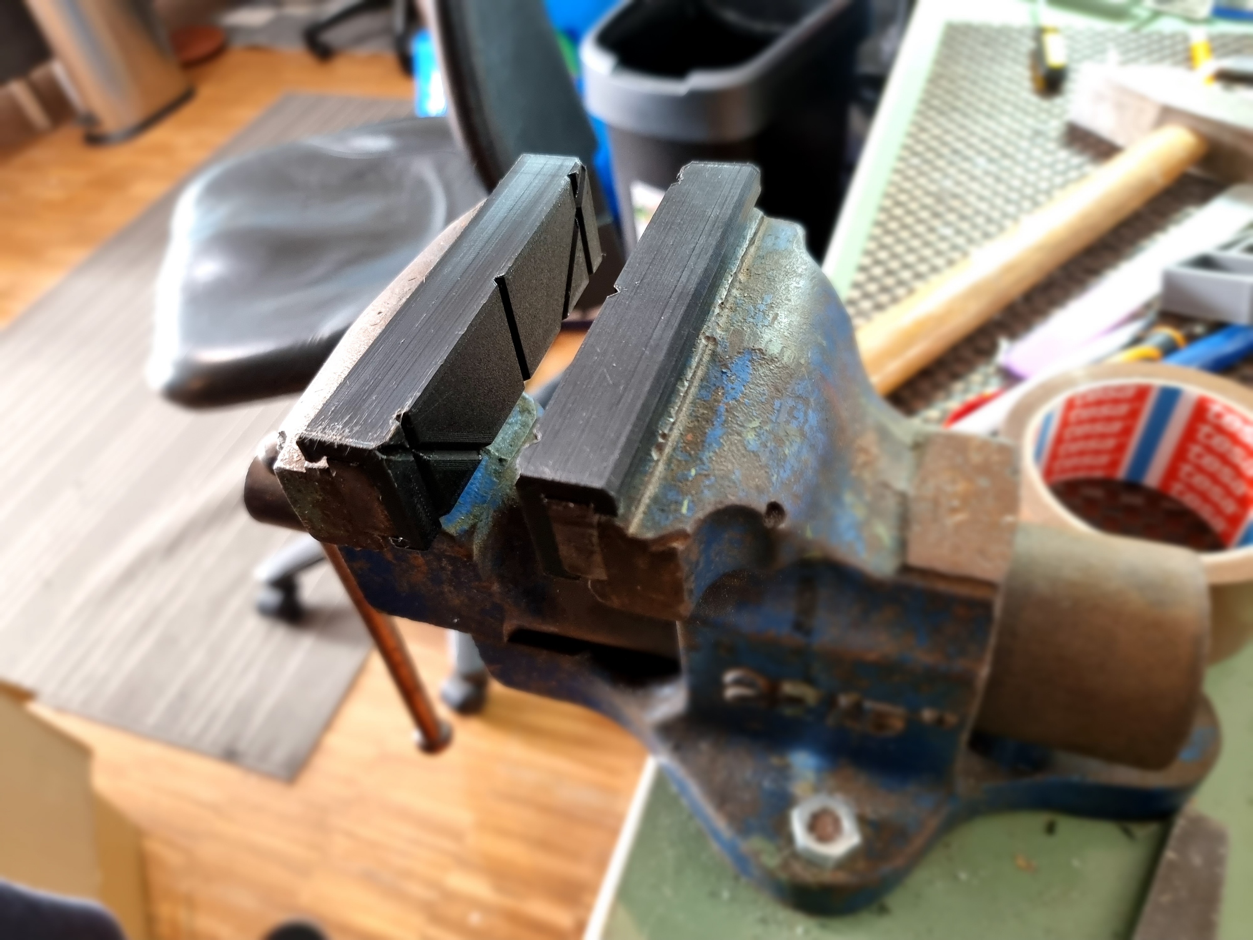 Vise protective jaws 120 mm Schonbacken