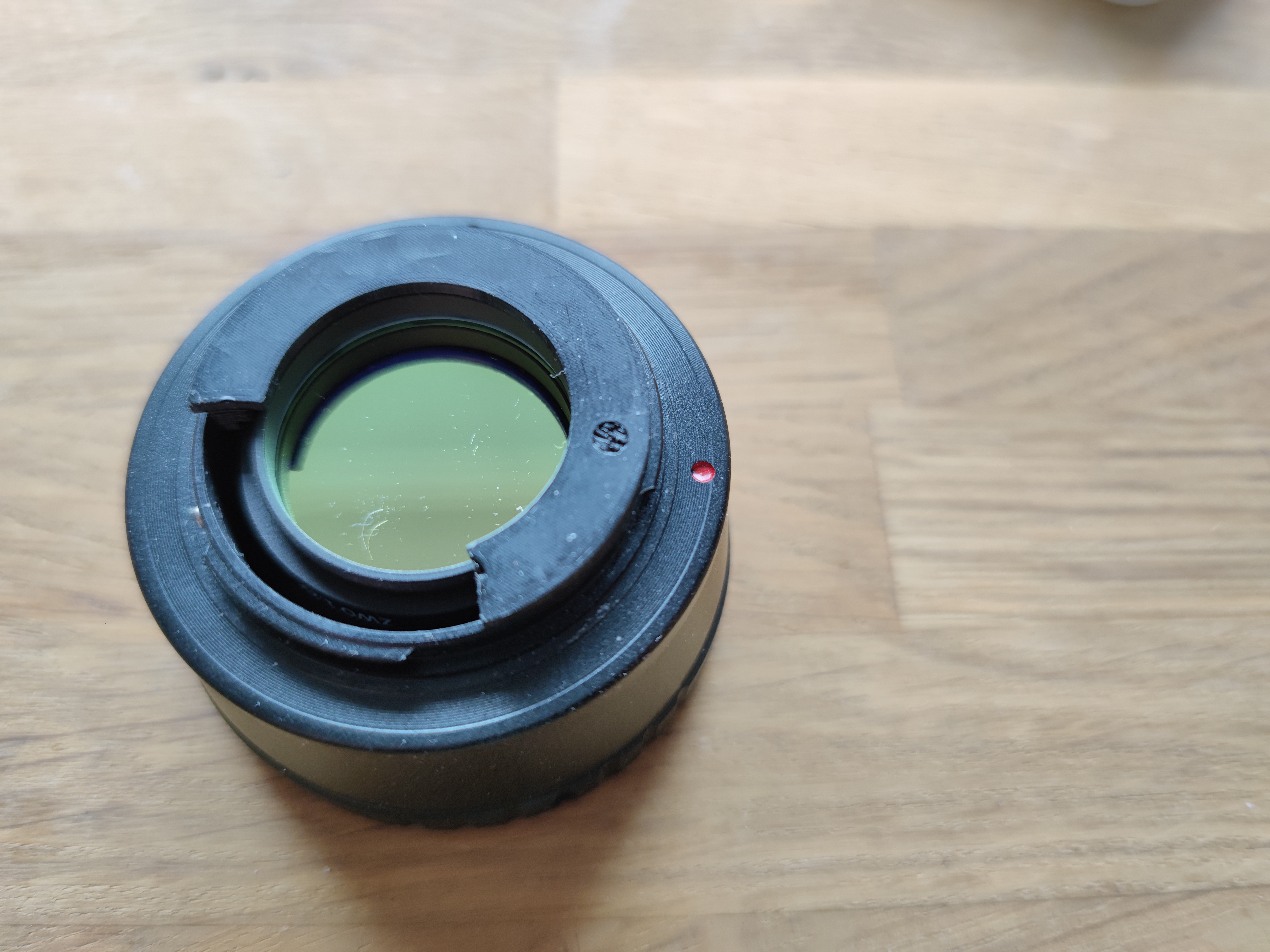 1.25" filter adapter for m4/3 Lumix