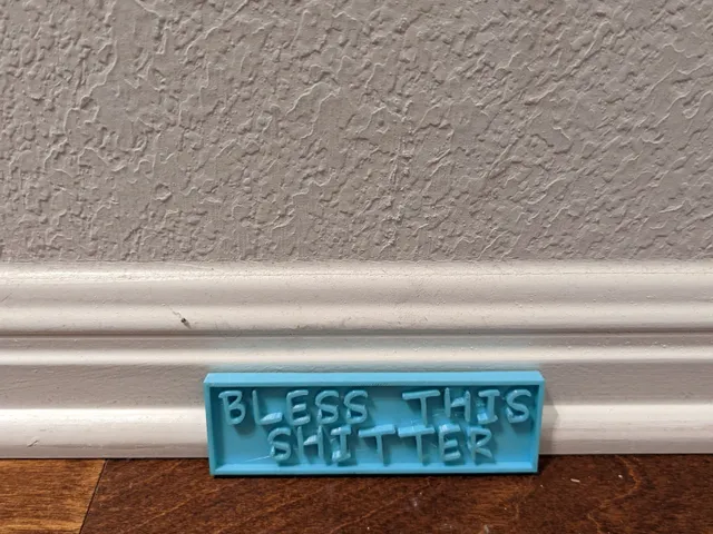 Classy Bathroom Sign