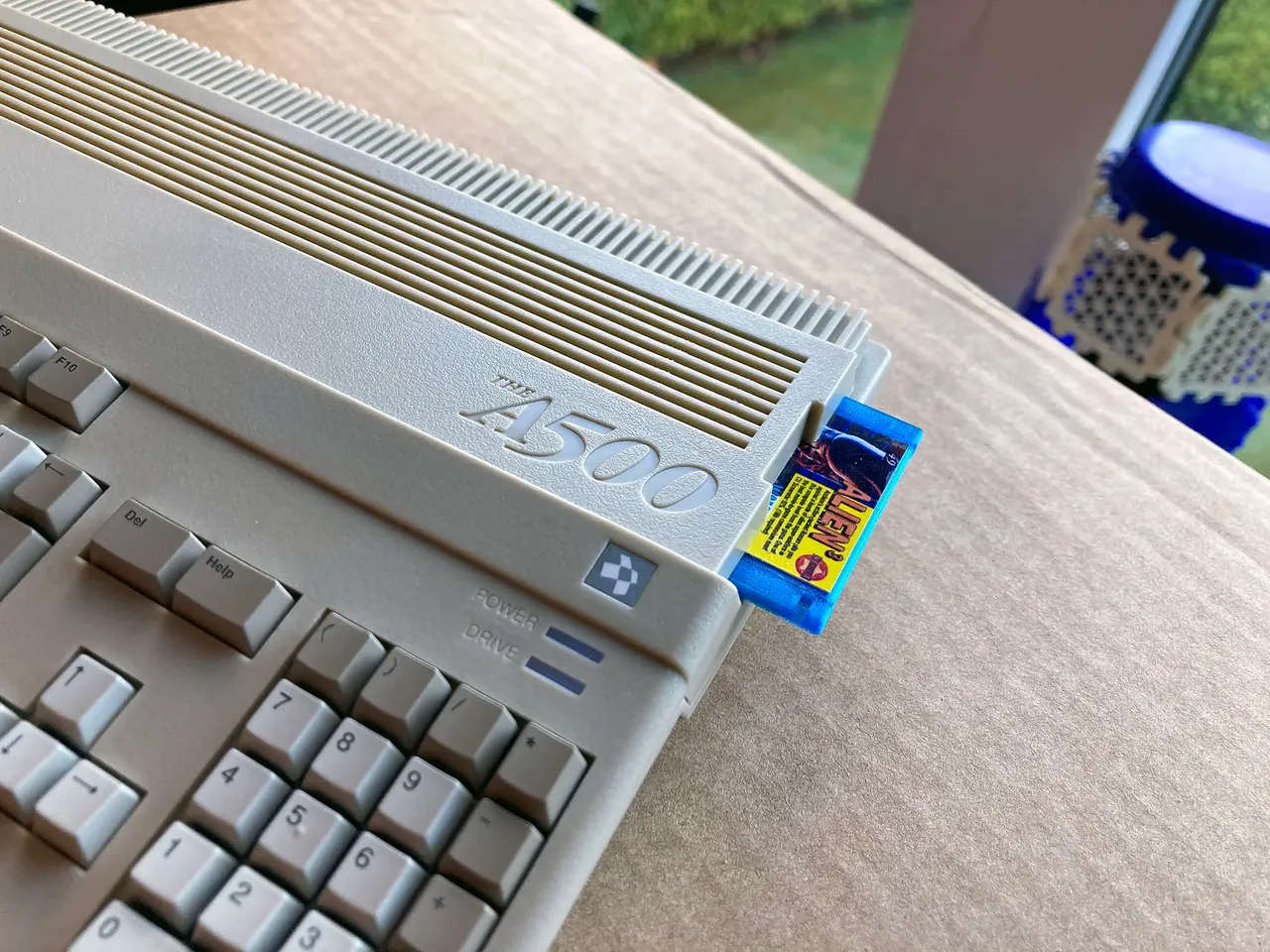 Amiga 500 Mini (A500 Mini) - Miniature Full Size Floppy Disk by