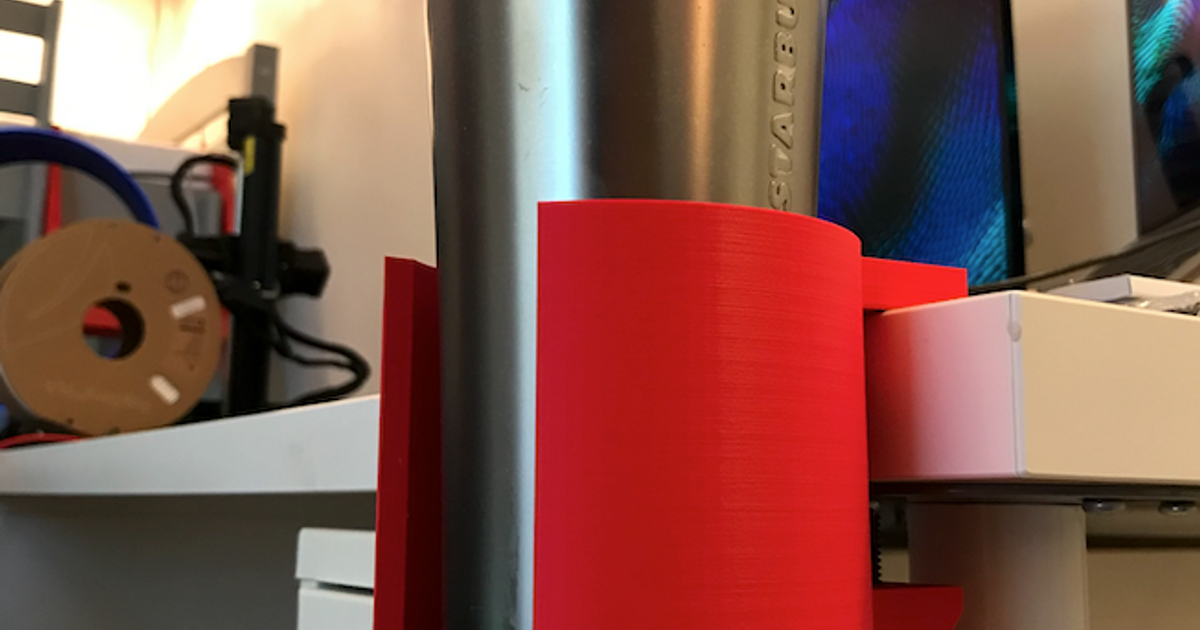 Under desk cup holder by jfruhling Download free STL model