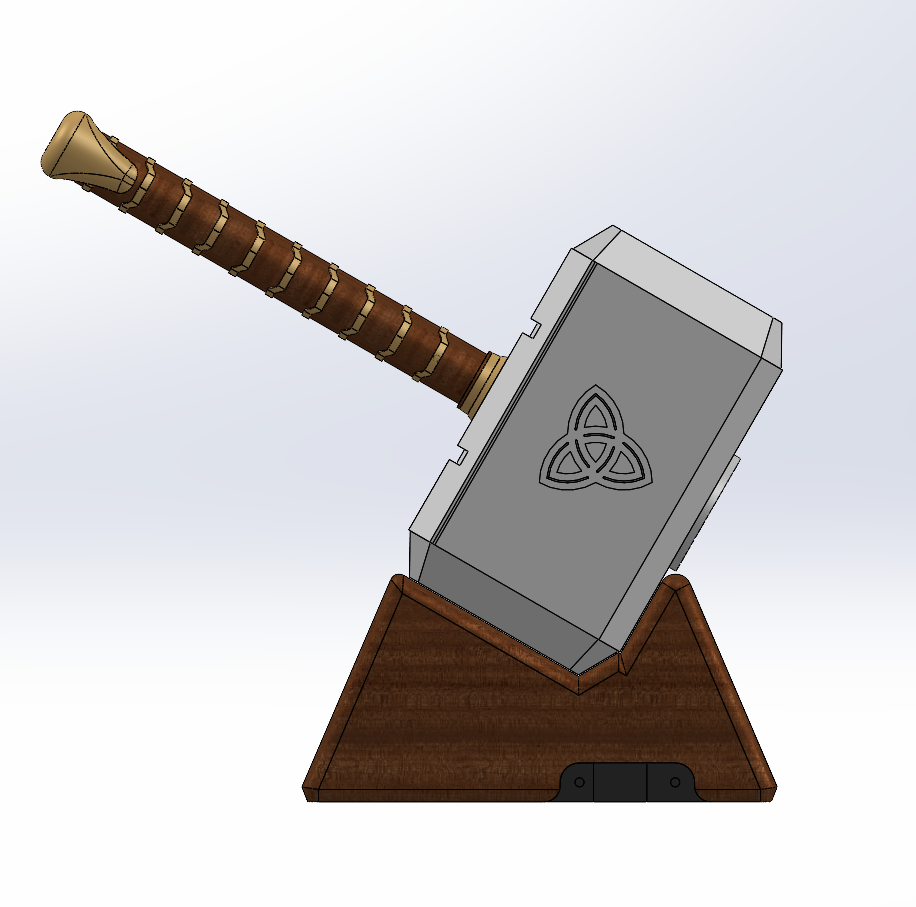 Thor hammer USB hub by Freek2211 Download free STL model