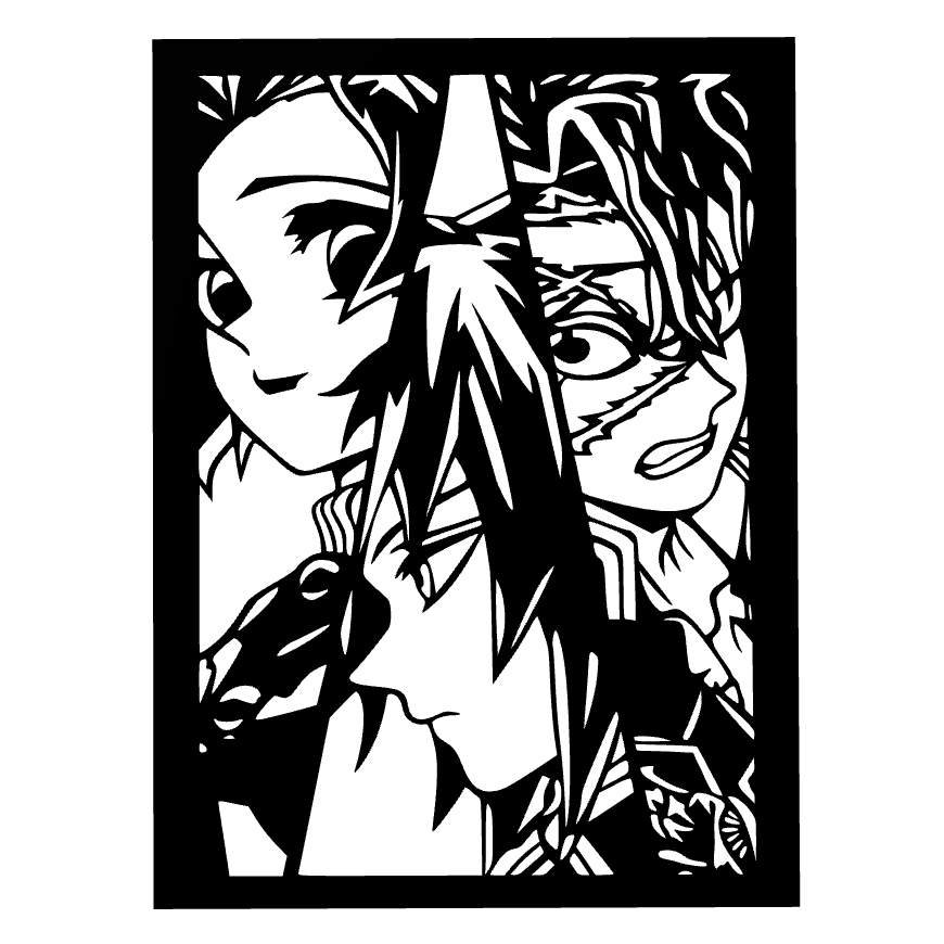 Demon Slayer - Pillars - Hashira 2D Poster - StandAlone Panel 2
