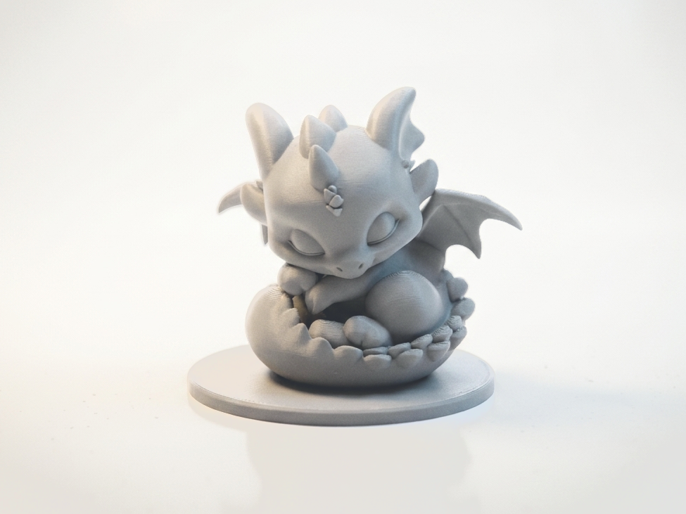 Baby Dragon Figurine Chibi Cute 3D Printable