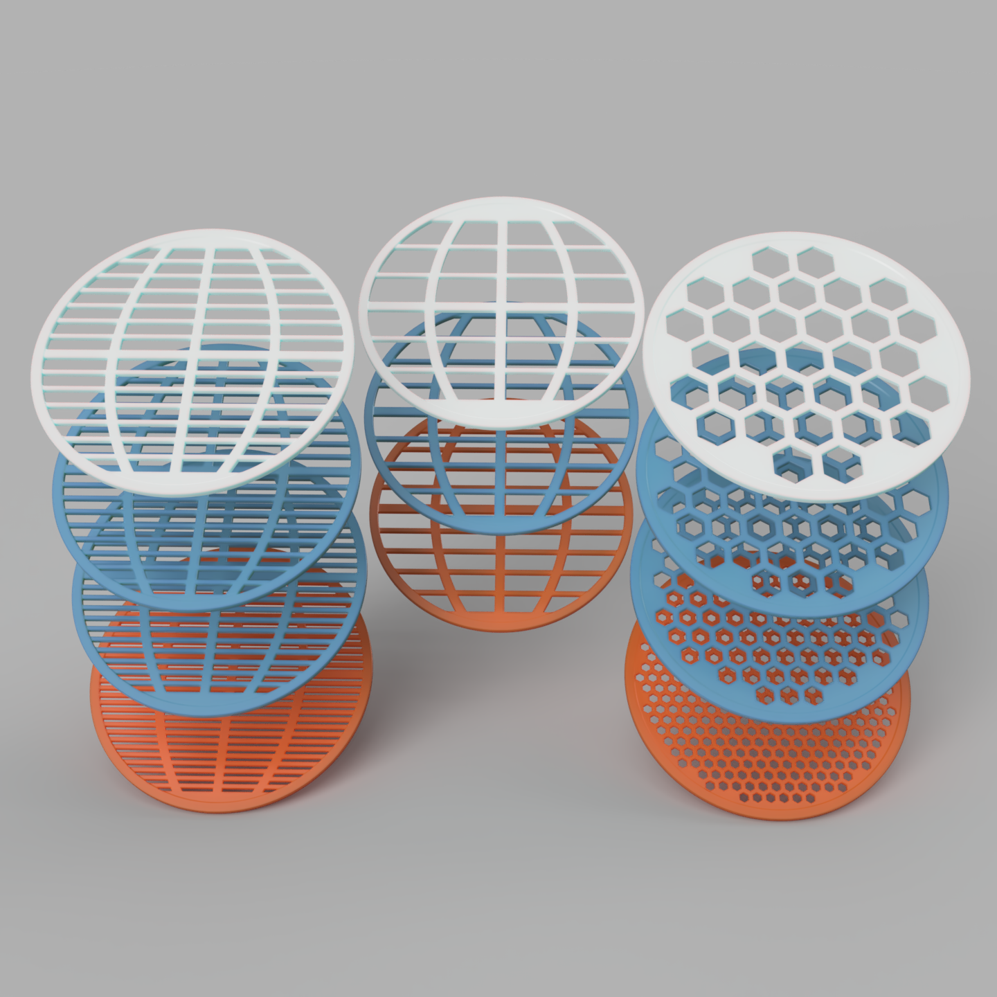 Miniatura 4 do modelo 3D Stackable Sifter/Sieve 1mm - 12mm